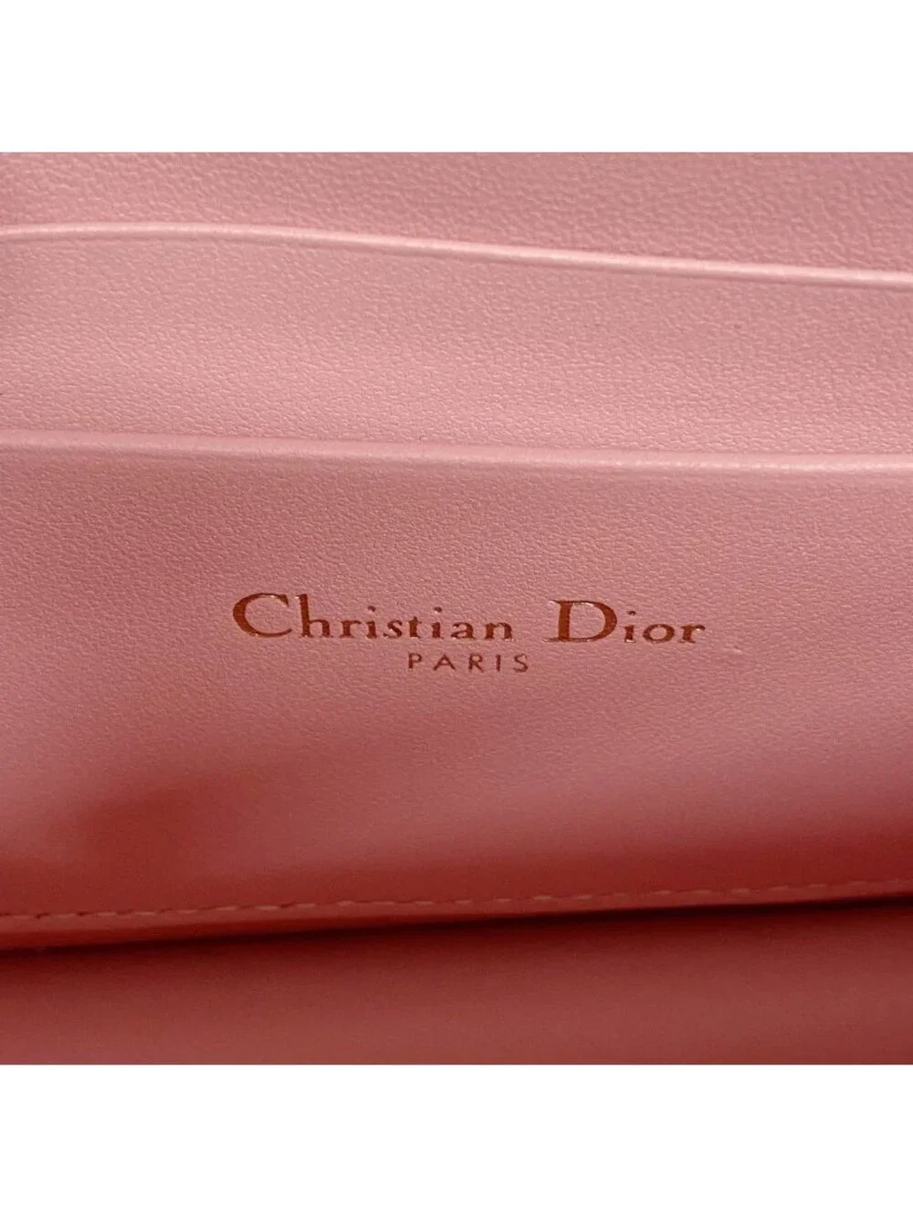 Dior Handbag Cannage MY Leather Pink Champagne Gold 2-Way Bag - Picture 5 of 10